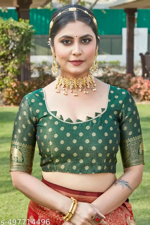 Traditional Zari Woven Cotton Silk Saree
