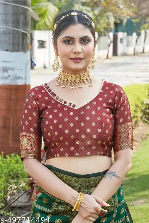 Traditional Zari Woven Cotton Silk Saree