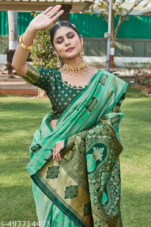 Traditional Zari Woven Cotton Silk Saree