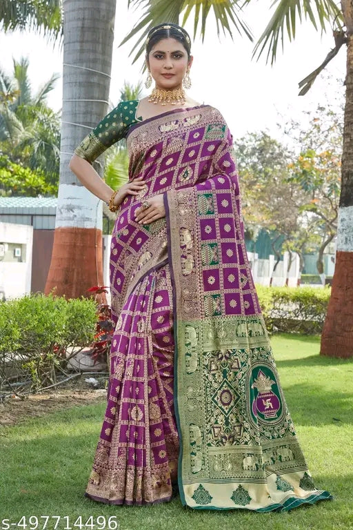 Traditional Zari Woven Cotton Silk Saree