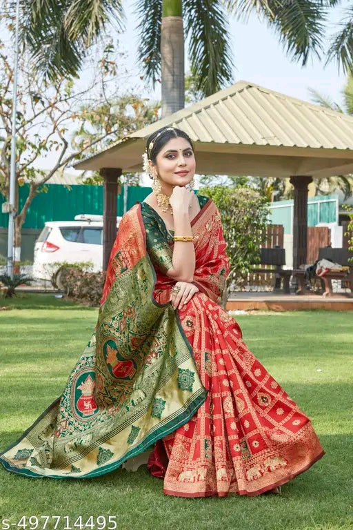 Traditional Zari Woven Cotton Silk Saree