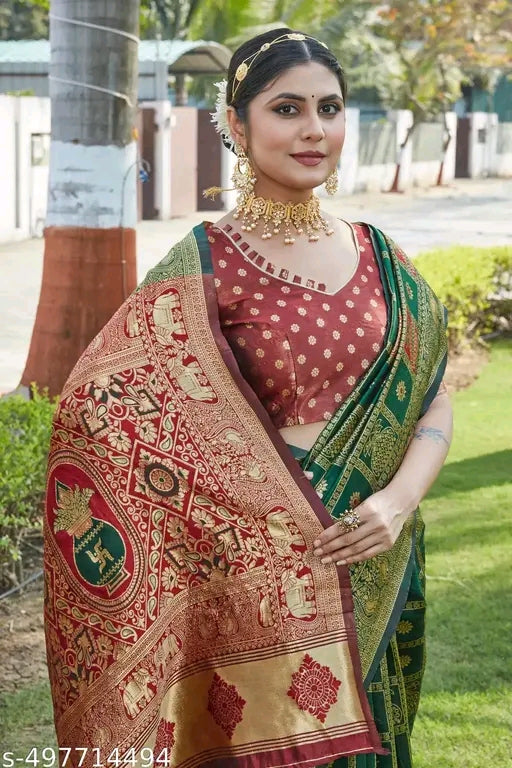 Traditional Zari Woven Cotton Silk Saree