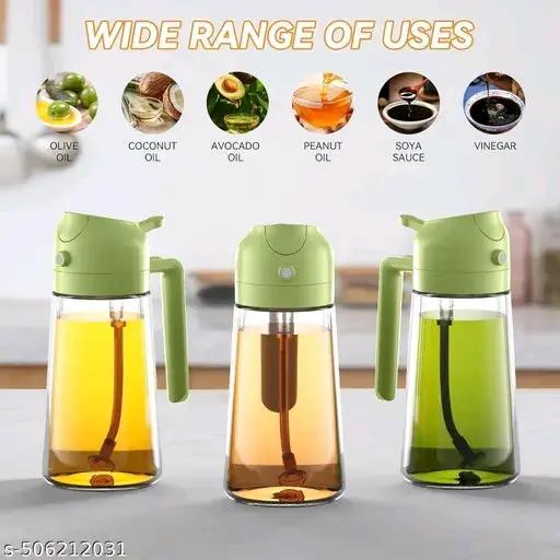 Unique Oil Pourer & Stopper – Stylish Leak-Proof Glass Bottle for Modern Kitchens ANLOCKS