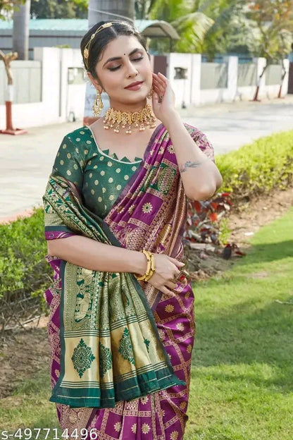 Traditional Zari Woven Cotton Silk Saree