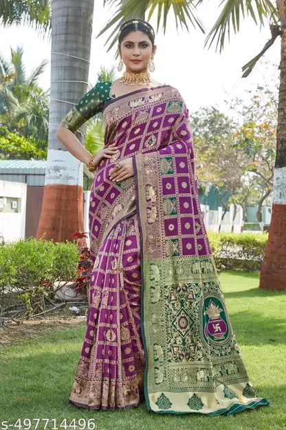 Traditional Zari Woven Cotton Silk Saree